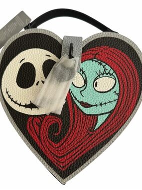Nightmare Before Christmas Heart-Shaped Crossbody Bag Jack Skellington and Sally